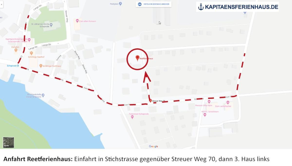 Reetferienhaus - Schaprode Hafen ภายนอก รูปภาพ